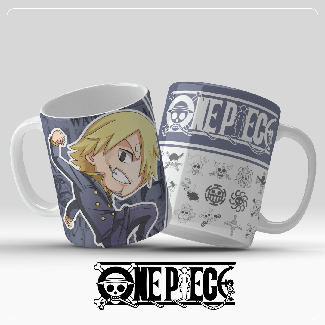 Caneca One Piece Personagens Pocket - Forever Print Gráfica