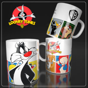 Kit Digital Canecas - Looney Tunes