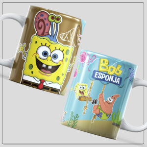 Kit Digital Canecas - Bob Esponja