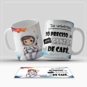 Kit Digital Canecas - Astronauta
