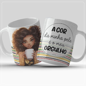 Arte Digital para Caneca - Consciência Negra
