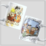 Arte Digital para Caneca - Os Flinstones