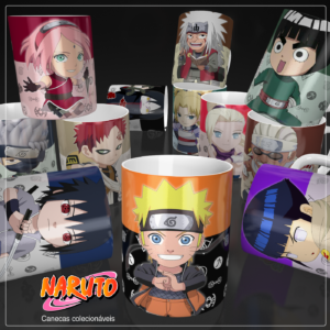 Kit Digital Canecas - Naruto