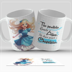 Arte Digital para Caneca - Tão perdida