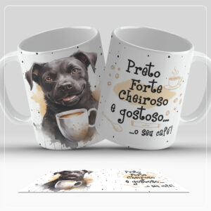 Arte Digital para Caneca - Café