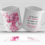 Arte Digital para Caneca - DIA NACIONAL DA MULHER