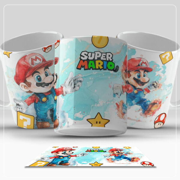 Coleção Super Mário Aquarela - Imagem 1