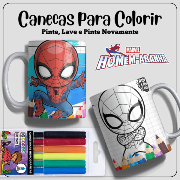 Kit Digital - Dia das Crianças 2025 (Pinte Lave e Pinte) - Imagem 9